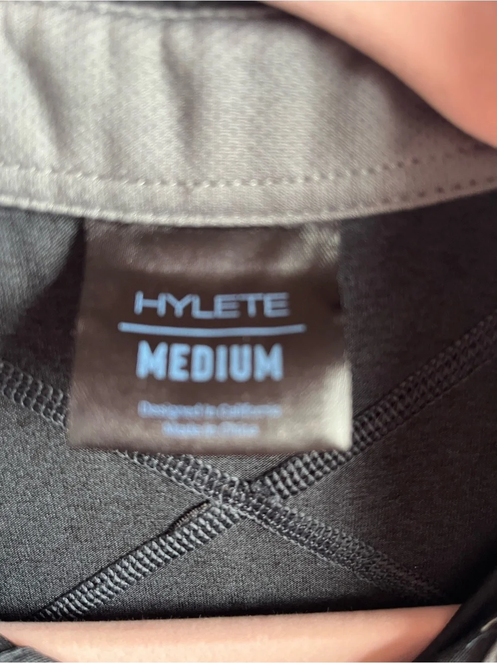 Hylete Men's Black Performance Polo